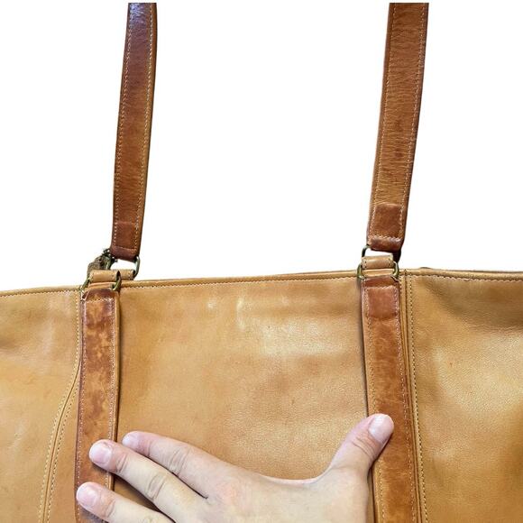 Vintage Coach 4065 British Slouchy Fall Tote Made in USA Quiet Luxury Classic - Picture 12 of 15